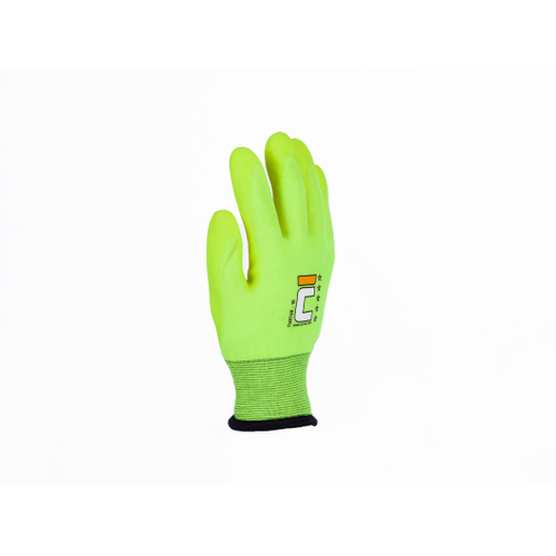 TURTUR rukavice zimní máč. v PVC Velikost: 11, Barva: žlutá