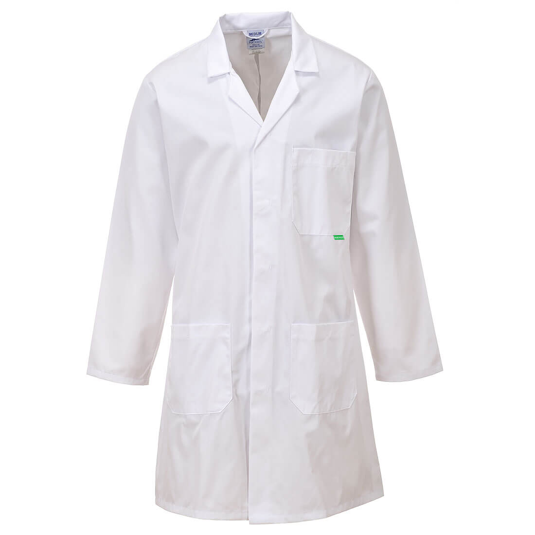 Anti-Microbial Lab Coat Velikost: L, Barva: white