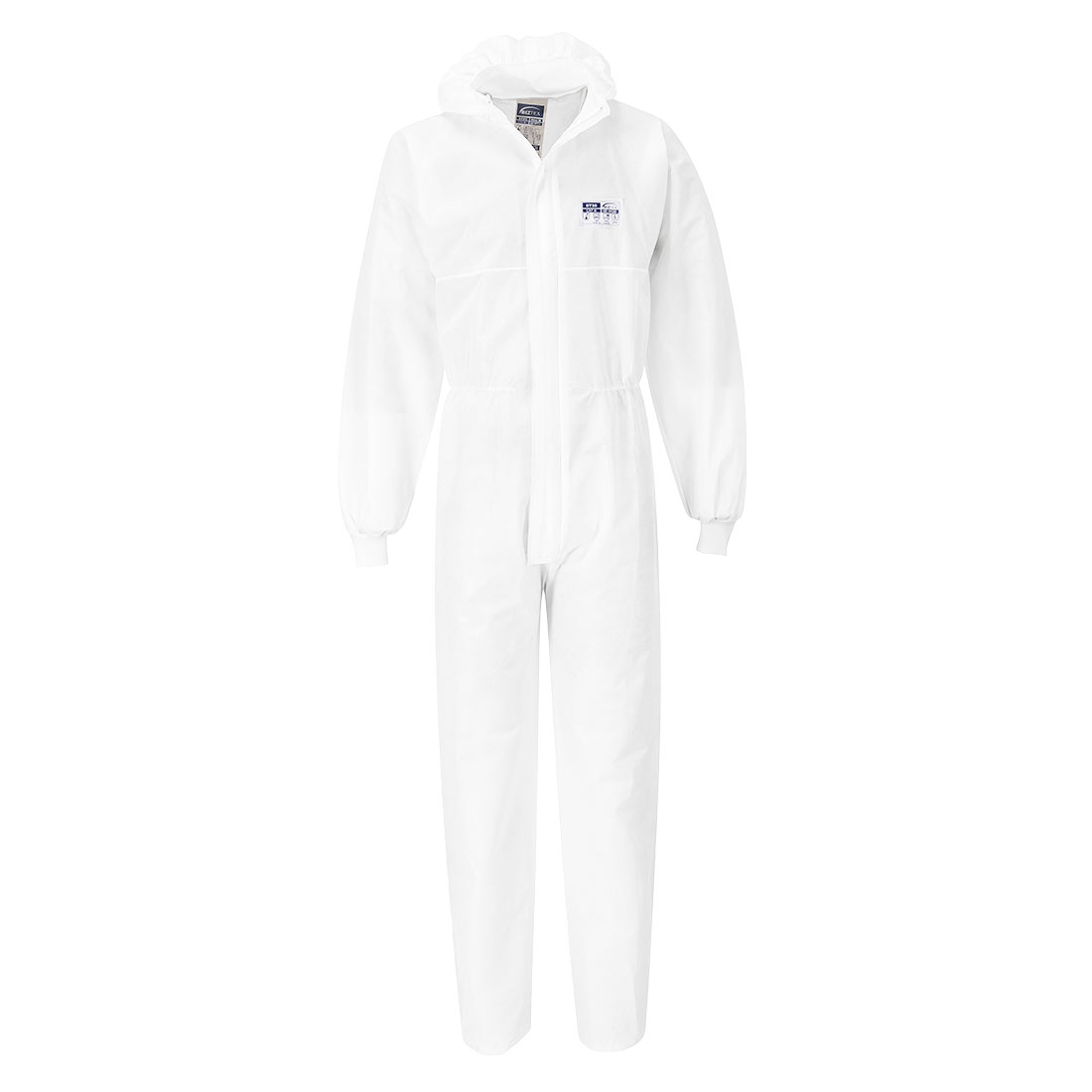 BizTex SMS Coverall With Knitted Cuff Type 5/6 Velikost: M, Barva: white