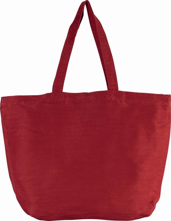 Velká juco taška s podšívkou Velikost: uni, Barva: Washed Crimson Red, Rozměr: 54/42