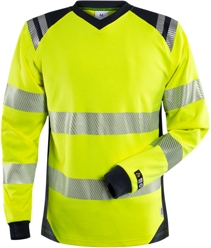 Dámské výstražné tričko Flamestat tř. 3 7357 TFL Velikost: S, Barva: Hi-Vis Yellow/Navy