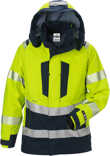 Dámská výstražná bunda Flamestat GORE-TEX® tř. 3 4195 GXE Velikost: 3XL, Barva: Hi-Vis Yellow/Navy