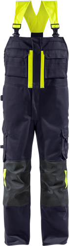 Flame laclové kalhoty na svařování 1029 WEL Velikost: C44, Barva: Navy/Hi-Vis Yellow