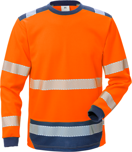 Výstražné tričko dl.rukáv tř. 3 7724 TPR Velikost: M, Barva: Hi-Vis Orange/Navy