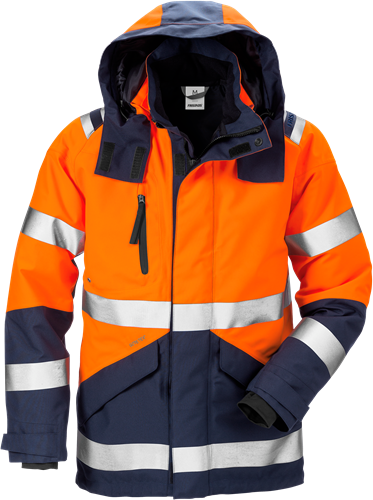Výstražná GORE-TEX® svrchní bunda tř. 3 4988 GXB Velikost: XS, Barva: Hi-Vis Orange/Navy