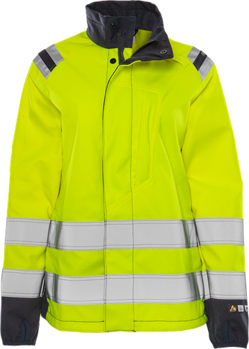 Výstražná dámská softshellová bunda Flamestat tř. 3 4076 FSS Velikost: L, Barva: Hi-Vis Yellow/Navy