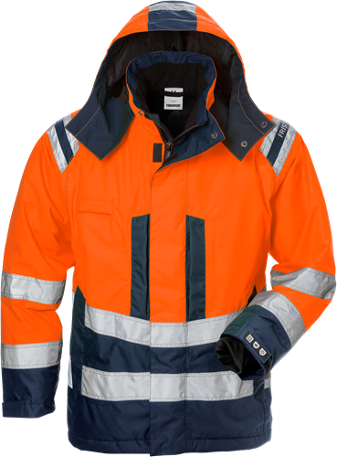 Dámská výstražná zimní bunda Airtech® tř. 3 4037 GTT Velikost: S, Barva: Hi-Vis Orange/Navy