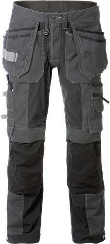 Gen Y řemeslnické strečové kalhoty 2530 CYD Velikost: D100, Barva: Grey/Black
