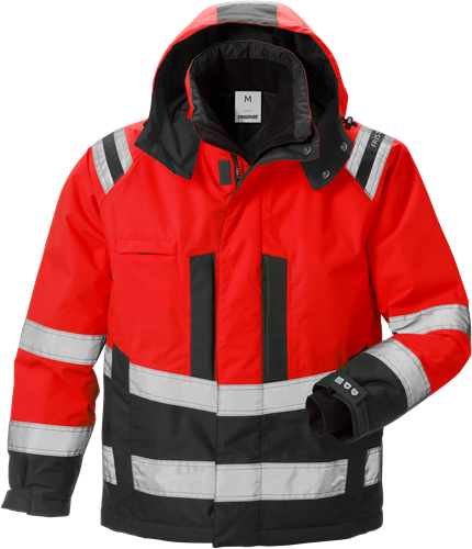 Výstražná Airtech® zimní bunda tř. 3 4035 GTT Velikost: XS, Barva: Hi-Vis Red/Black