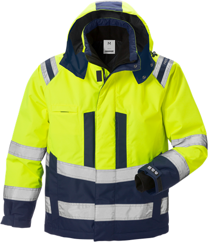 Výstražná Airtech® zimní bunda tř. 3 4035 GTT Velikost: XL, Barva: Hi-Vis Yellow/Navy