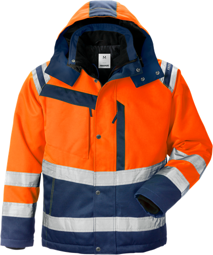 Výstražná zimní bunda tř. 3 4043 PP Velikost: L, Barva: Hi-Vis Orange/Navy