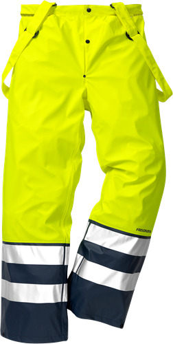 Výstražné kalhoty do deště tř. 2 2625 RS Velikost: XS, Barva: Hi-Vis Yellow/Navy