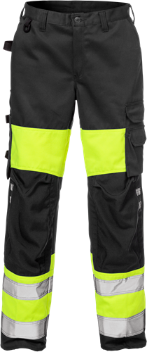 Výstražné kalhoty dámské tř. 1 2139 PLU Velikost: 34, Barva: Hi-Vis Yellow/Black