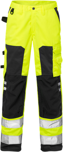 Výstražné kalhoty dámské tř. 2 2135 PLU Velikost: 42, Barva: Hi-Vis Yellow/Black