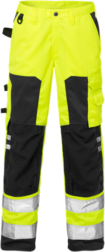 Výstražné kalhoty dámské tř. 2 2135 PLU Velikost: 52, Barva: Hi-Vis Yellow/Black