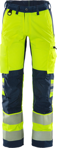 Výstražné strečové kalhoty třída 2 2712 PLU Velikost: D100, Barva: Hi-Vis Yellow/Navy