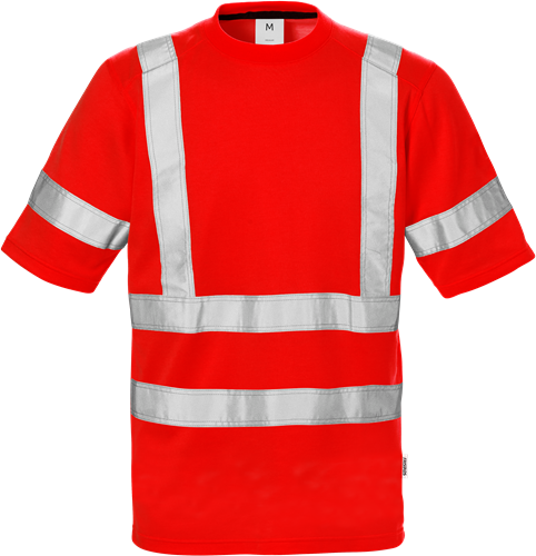 Výstražné tričko 7024 tř. 3 TPR Velikost: 4XL, Barva: Hi-Vis Red
