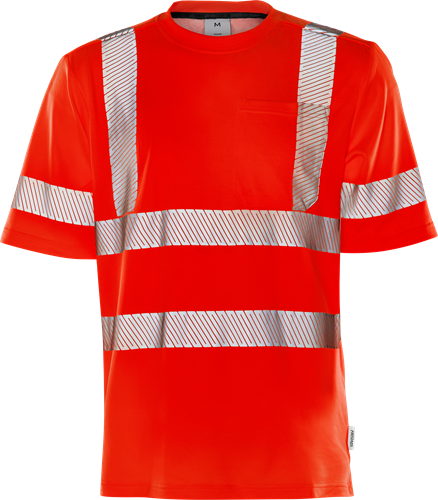Výstražné tričko tř. 3 7407 TPS Velikost: 4XL, Barva: Hi-Vis Red