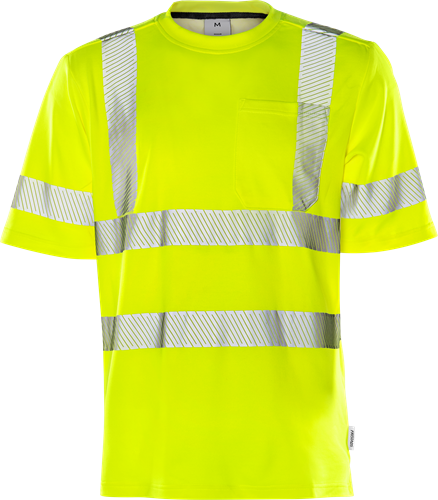 Výstražné tričko tř. 3 7407 TPS Velikost: 4XL, Barva: Hi-Vis Yellow