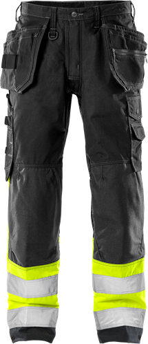 Výstražné řemeslnické kalhoty tř. 1 2093 NYC Velikost: D100, Barva: Hi-Vis Yellow/Black