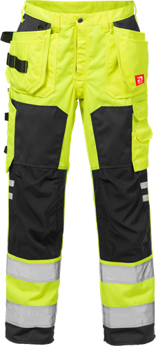 Výstražné řemeslnické kalhoty tř. 2 2025 PLU Velikost: D100, Barva: Hi-Vis Yellow/Black