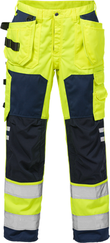 Výstražné řemeslnické kalhoty tř. 2 2025 PLU Velikost: D100, Barva: Hi-Vis Yellow/Navy