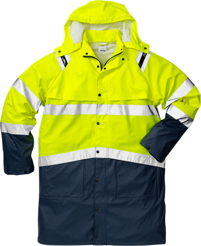 Výstražný plášť do deště třída 3 4634 RS Velikost: 2XL, Barva: Hi-Vis Yellow/Navy