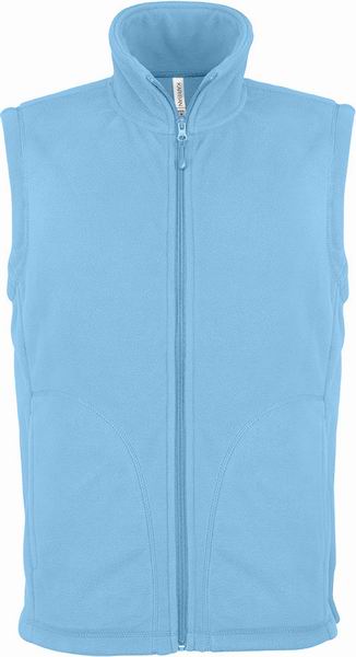 Pánská fleecová vesta LUCA Velikost: L, Barva: sky blue, Rozměr: 73/59