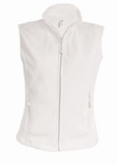 Pánská fleecová vesta LUCA Velikost: 3XL, Barva: white, Rozměr: 79/68