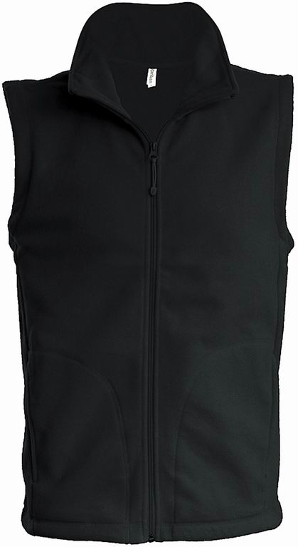 Pánská fleecová vesta LUCA Velikost: XL, Barva: black, Rozměr: 75/62