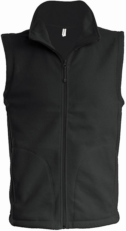 Pánská fleecová vesta LUCA Velikost: S, Barva: dark grey, Rozměr: 69/53