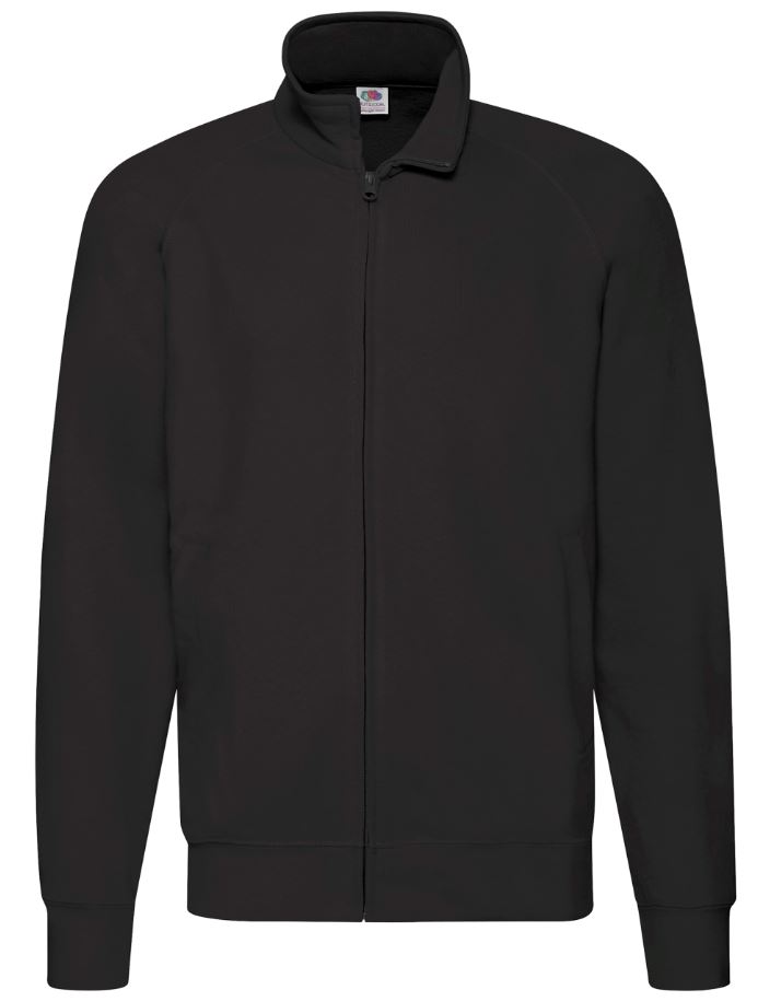 Pánská mikina Lightweight Sweat Jacket Velikost: XXL, Barva: black, Rozměr: 79/68