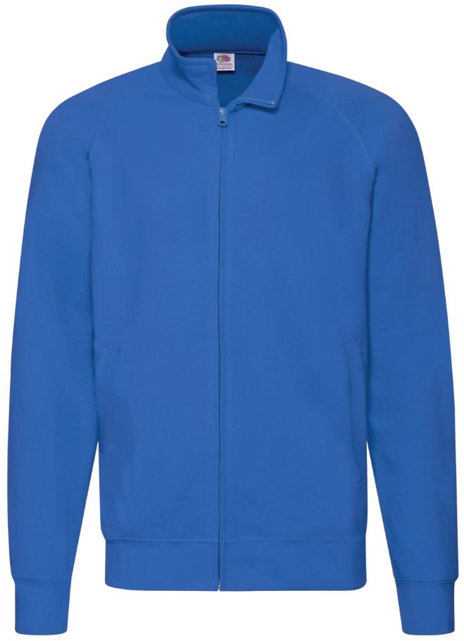 Pánská mikina Lightweight Sweat Jacket Velikost: S, Barva: royal blue, Rozměr: 67/52