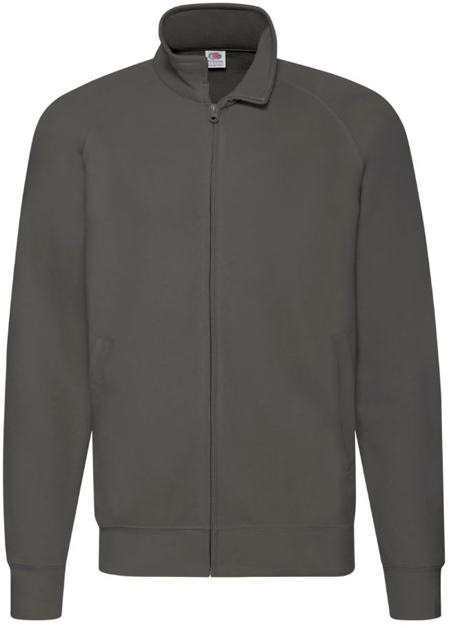 Pánská mikina Lightweight Sweat Jacket Velikost: L, Barva: light graphite, Rozměr: 73/60