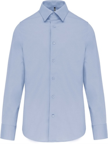 Pánská strečová košile s dlouhým rukávem Velikost: 3XL, Barva: light blue, Rozměr: 86,30/66