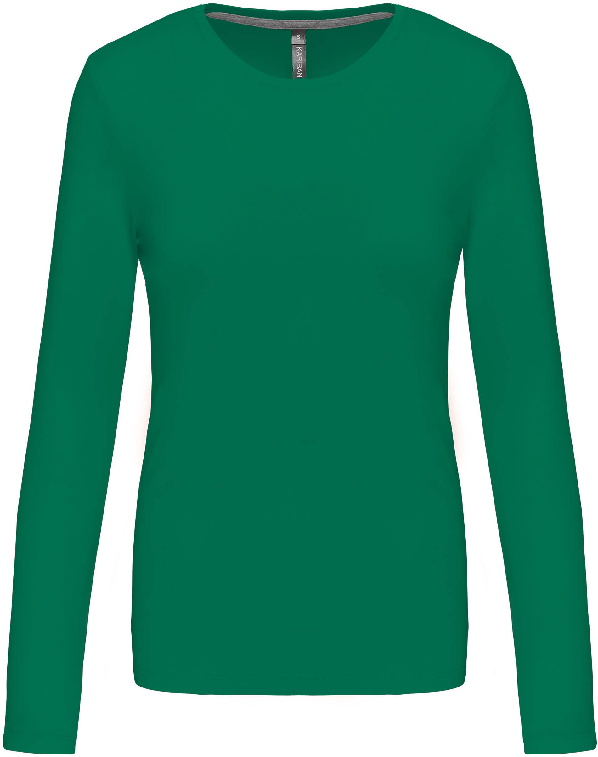 Dámské tričko dl.rukáv Velikost: 3XL, Barva: kelly green, Rozměr: 70/57