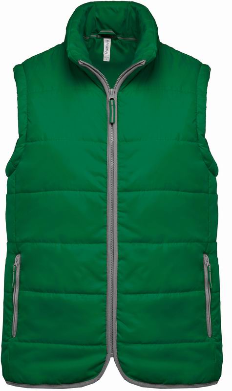 Pánská prošívaná vesta Quilted Bodywarmer Velikost: 3XL, Barva: kelly green, Rozměr: 83/72