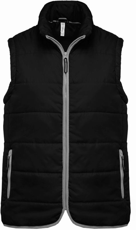 Pánská prošívaná vesta Quilted Bodywarmer Velikost: XXL, Barva: black, Rozměr: 80,25/68