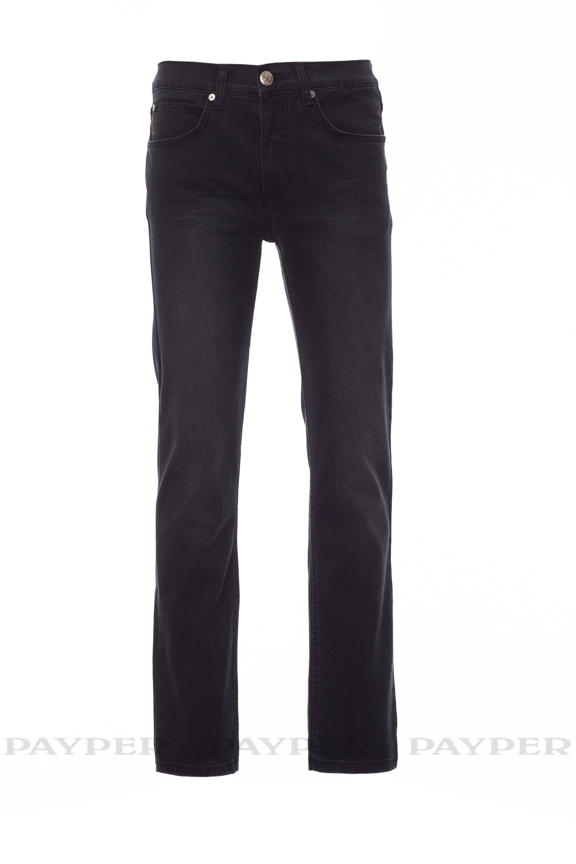 Pánské kalhoty džínového střihu MUSTANG Velikost: 54, Barva: černá