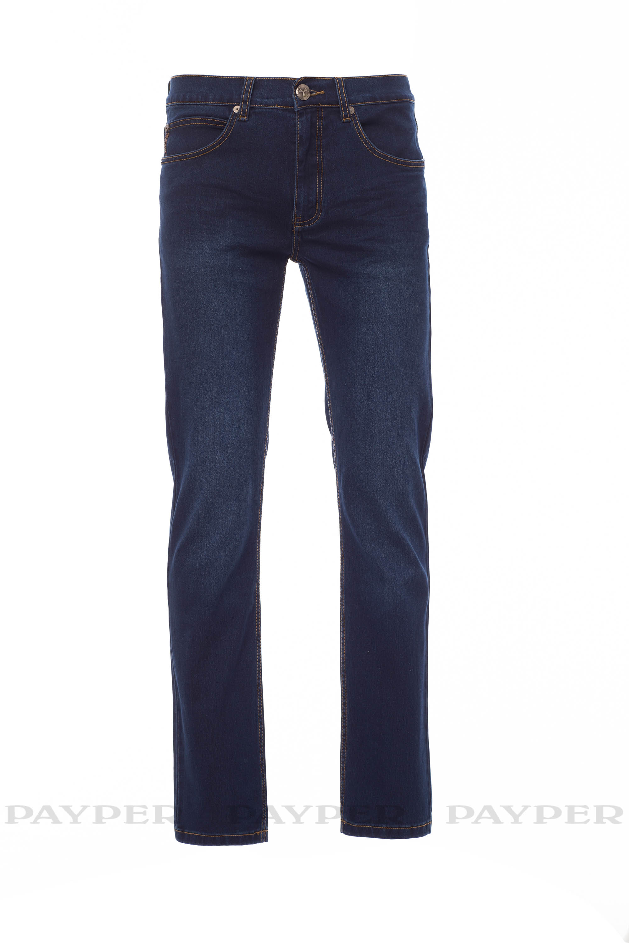 Pánské kalhoty džínového střihu MUSTANG Velikost: 48, Barva: tmavě modrá