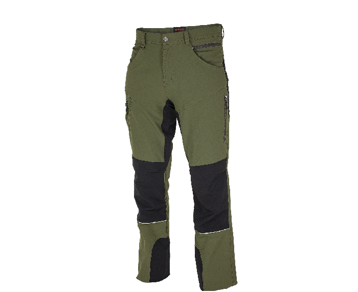FOBOS Trousers green/black Velikost: 58
