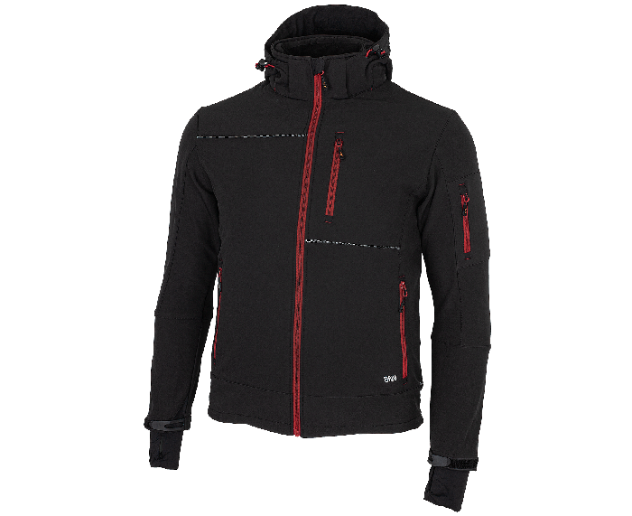 RUFUS Jacket black/red Velikost: 3XL 64-66