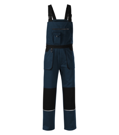 Woody Pracovní kalhoty s laclem pánské Velikost: 60/62, Varianta: námořní modrá