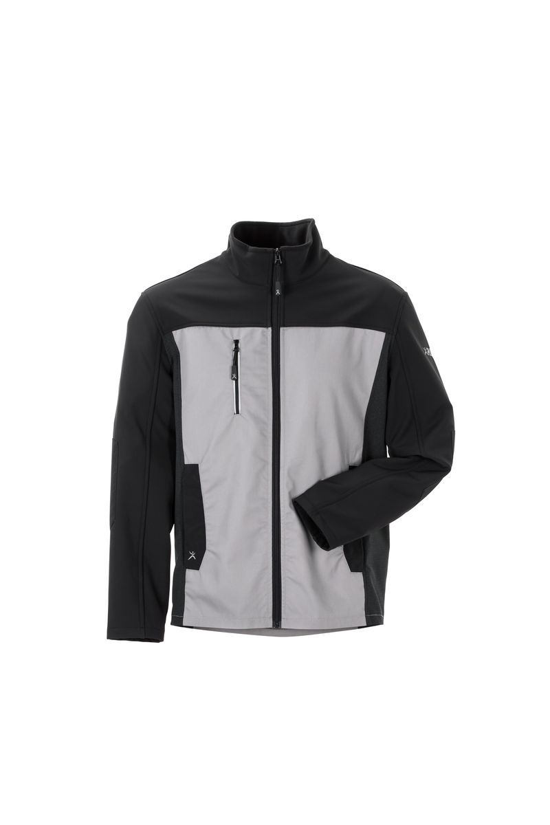 Softshellová bunda pánská NORIT HYBRIDJACKE Velikost: 64, Barva: stříbrná/černá