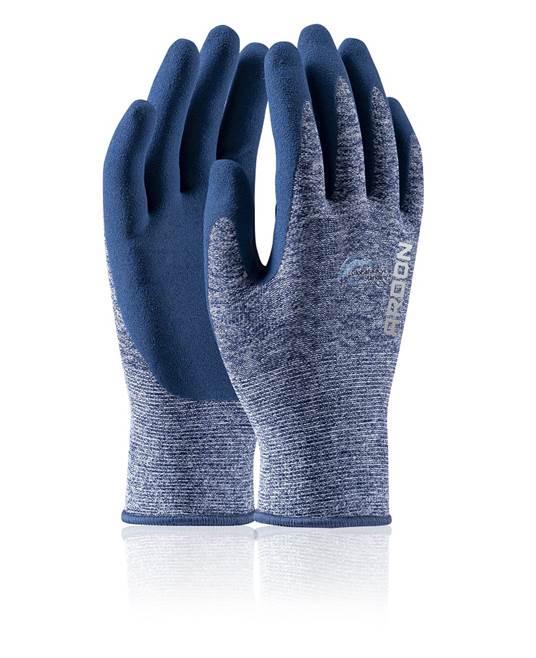 Máčené rukavice ARDON®NATURE TOUCH - s prodejní etiketou, modré Velikost: 07-SPE