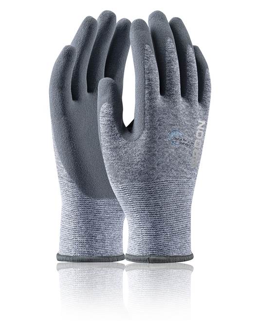 Máčené rukavice ARDON®NATURE TOUCH - s prodejní etiketou, šedé Velikost: 10-SPE