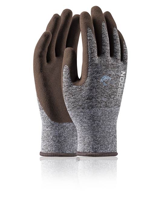 Máčené rukavice ARDON®NATURE TOUCH - s prodejní etiketou, hnědé Velikost: 07-SPE