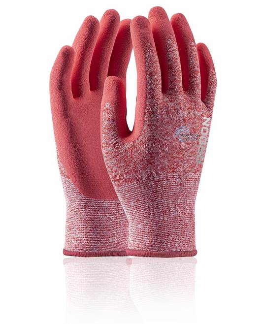 Máčené rukavice ARDON®NATURE TOUCH - s prodejní etiketou, růžové Velikost: 07-SPE