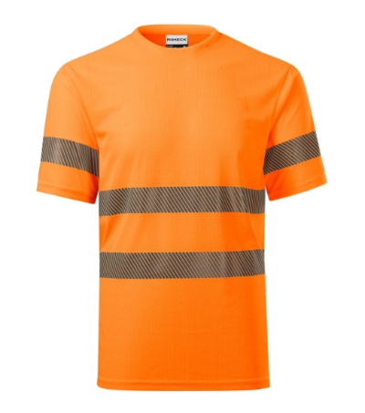 1V8 HV Dry Tričko unisex Velikost: L, Varianta: fluorescenční oranžová