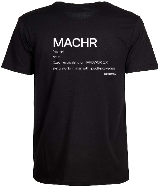 MACHR T-Shirt black Velikost: S 48
